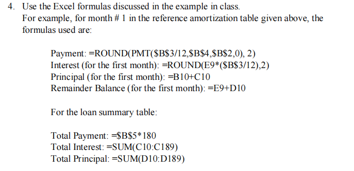  HERE IS SOME EXAMPLES AND RULES : 4. Use the Excel