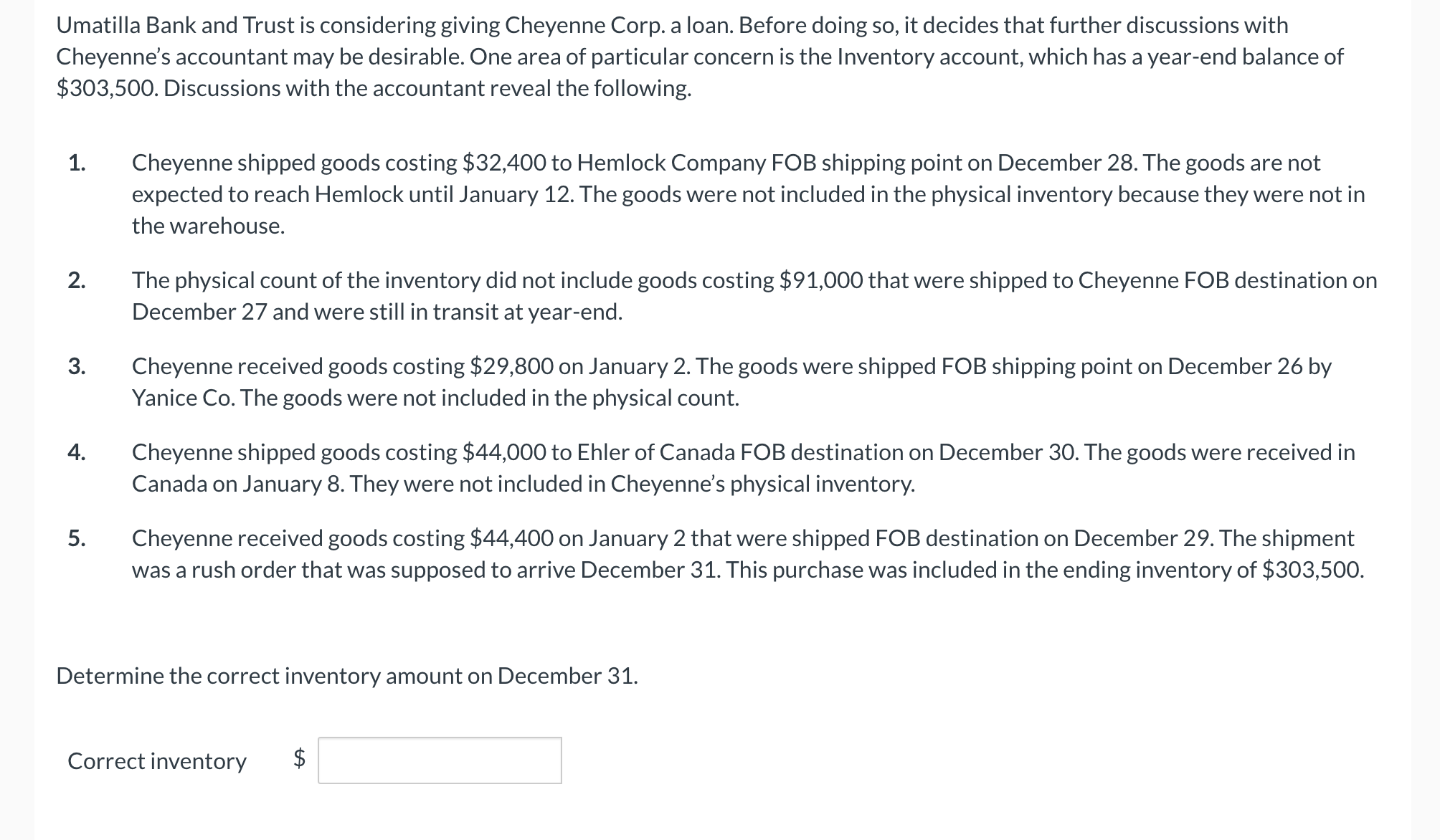  Please read and answer the question carefully! 