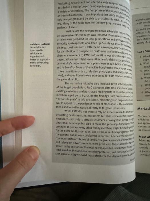 ?1. why did RmC think that older adults presented enough of a