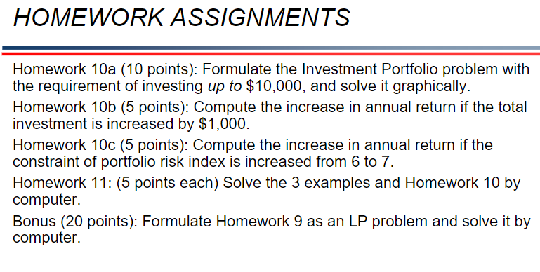 invest $10,000 into stocks: a high tech company (T) with an expected