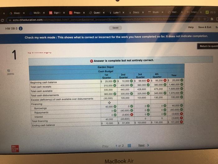 went wrong with my calculations (or clearly explain the correct way). Thanks!!Picture