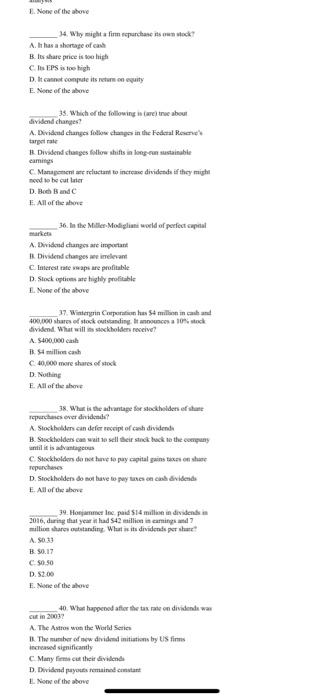 above 28. A firm has a stock price of $1.20 per share