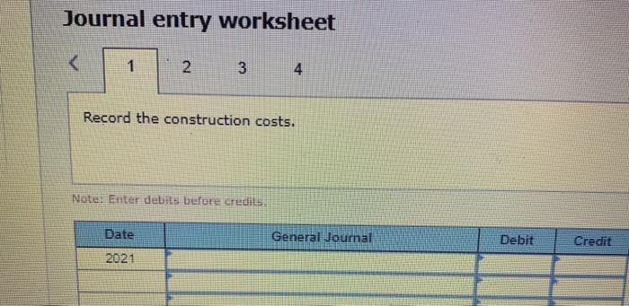 (Algo) Long-term contract, revenue recognition upon completion (L06-9) In 2021, the Westgate