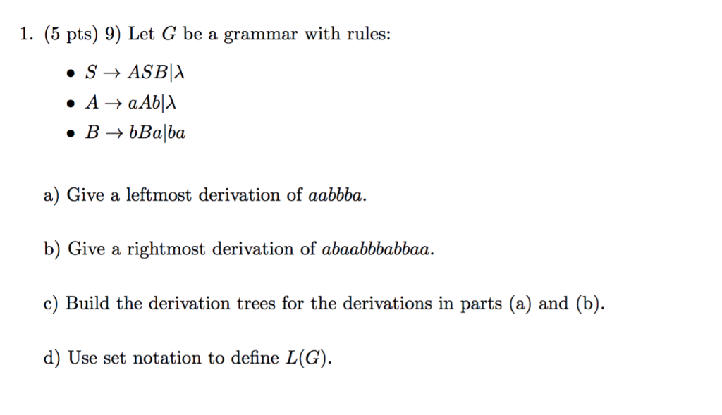 How do I create the strings given the restrictions? 1. (5 pts)