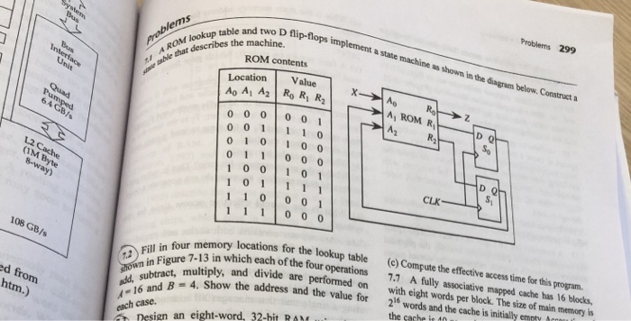  Problems 299 flops implement a state machine as shown in the
