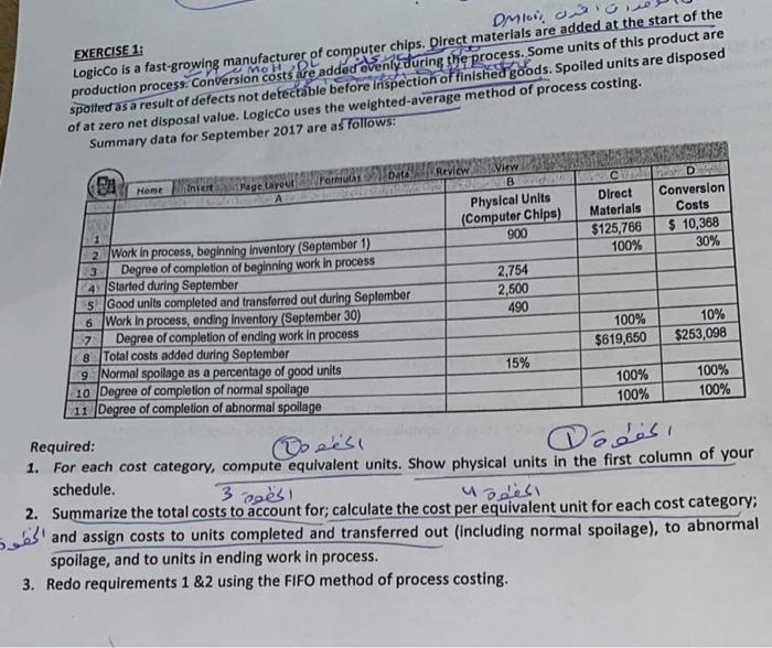 i want the step 3 ) redo requirements using fifo method process