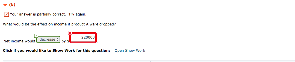 (Part Level Submission) Capital Toys' management is considering eliminating product A, which