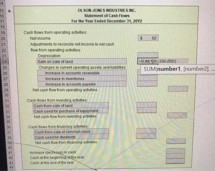  Answer Ex 16-17 Using excel and describe how your answer was