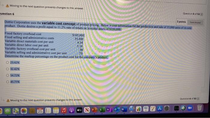 1a sales less variable costs to manufacture sales divided by cost of
