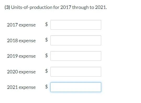 machine on April 4,2017 , at a cost of $172,000. The company
