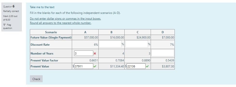  Please show solution. Thank you Question 6 Take me to the