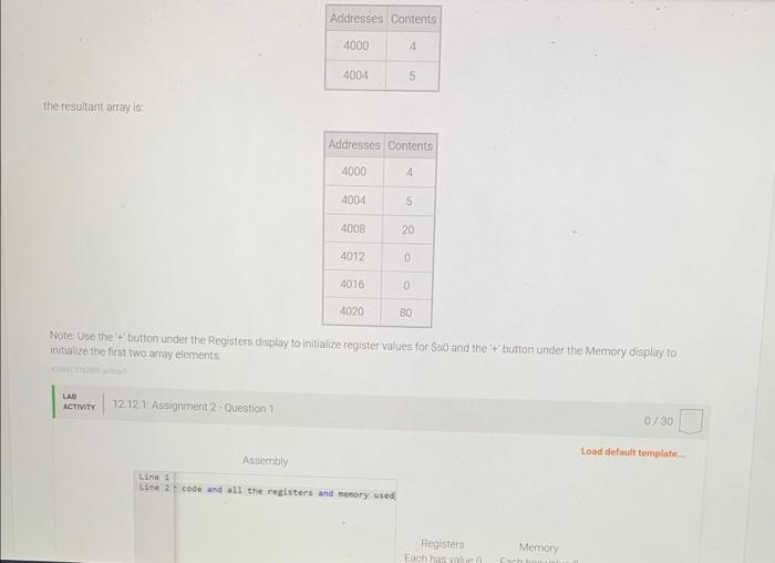 the folowing C code that appends clements to the array; II Declaration