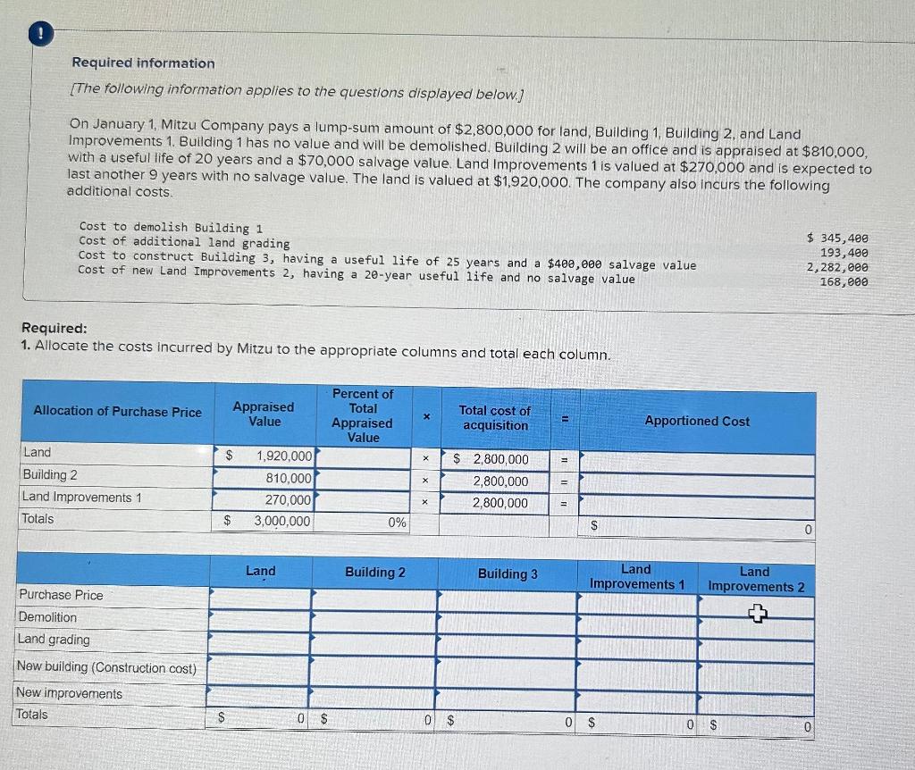  How do i solve this? Required information [The following information applies