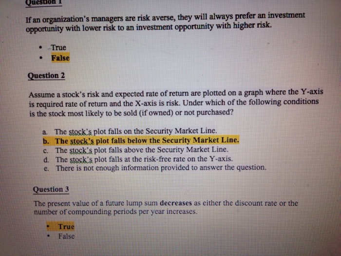 I need help explaining why this answers are correct, thx! If an