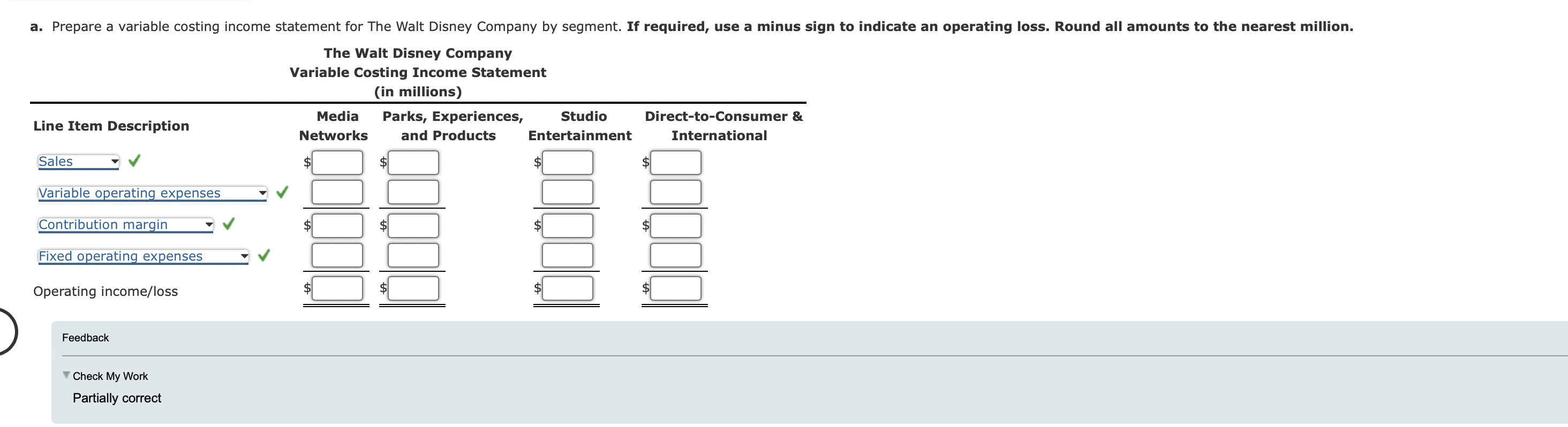 (DIS) is a global entertainment company that is organized into four business