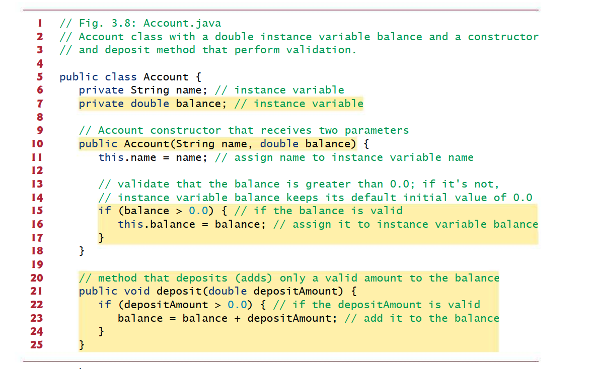 (Fig. 3.8) to provide a method called with- draw that withdraws money