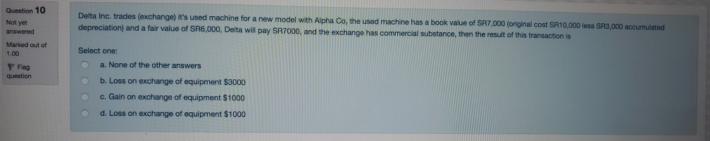 question c. capitalized d. represent an interest expense in income statement 8