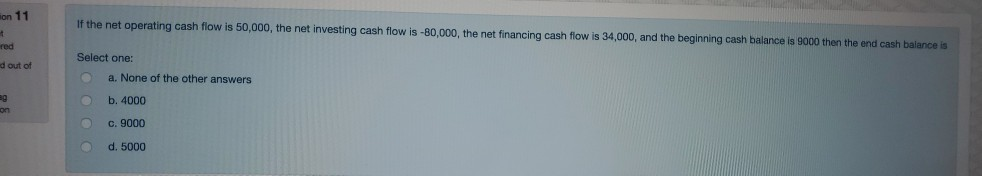 The cash sales 50,000, cash receipts from accounts receivable 40,000, cash purchases