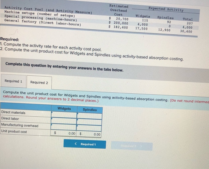 Widgets Spindles 25,000 units 0.30 43,000 units Additional information about the company