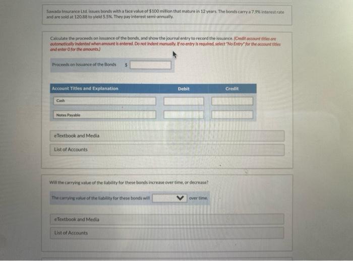  please answer the blanks and write explanations if possible Sawada Insurance