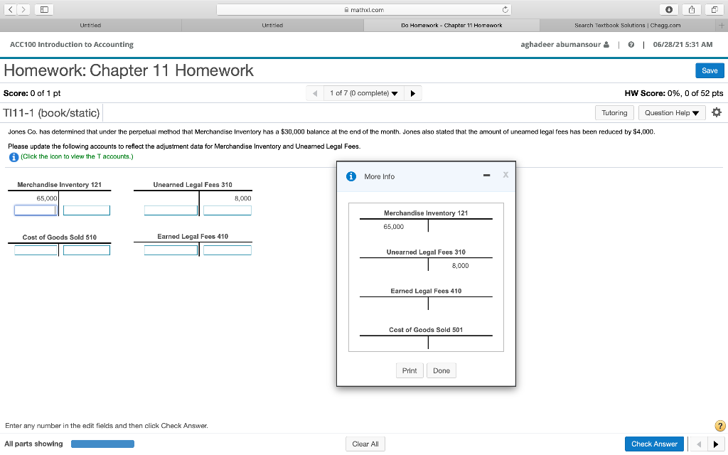  D mathxl.com Untitled Untitled Da Homework - Chapter 11 Homework Search