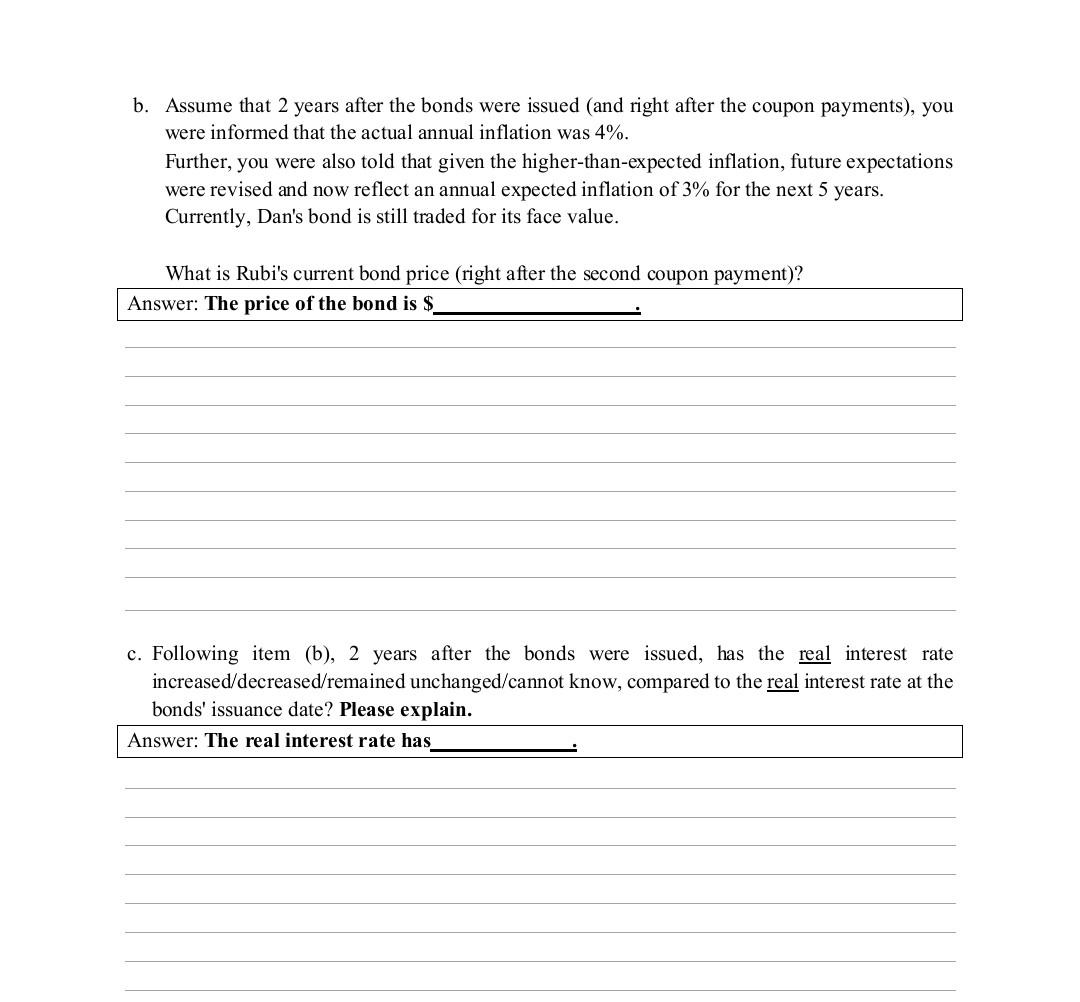 up Question 2 (22 points): Rubi Inc. is a manufacturer of high-quality