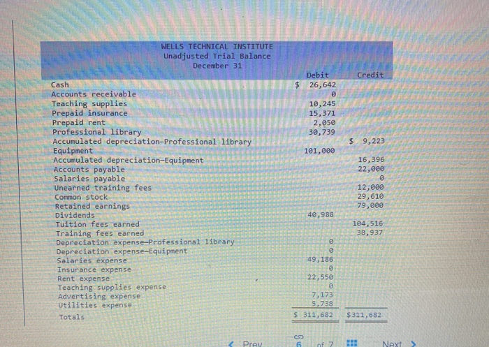 adjusted trial balance, and financial statements LO P1, P2, P3, P4, P5,