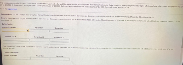  This question concerns the tems and the amounts that two entities.