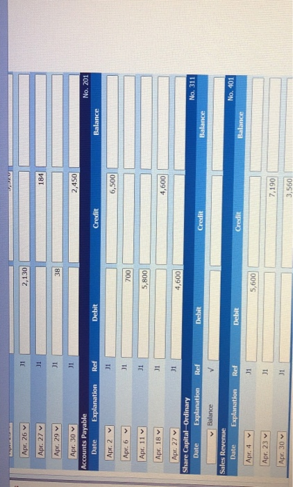 of 49,490 Apr.2 Purchased merchandise on account from Walker Supply Co. 06.500,