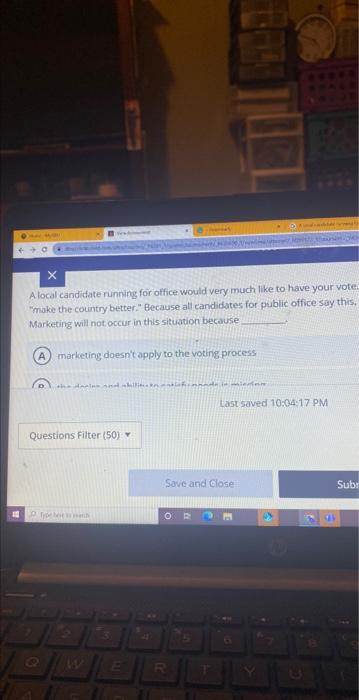  A local candidate running for office would very much like to