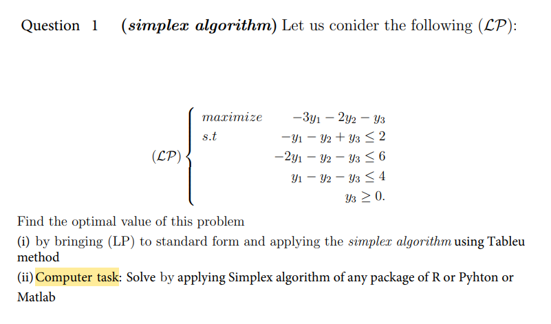  (Please do a step by step solution showing the table and