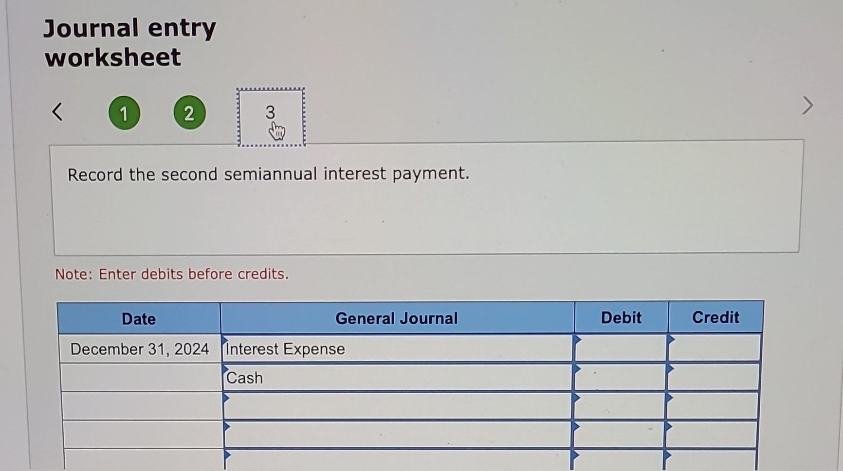 30 and December 31 each year. Required: Assuming the bonds issue for