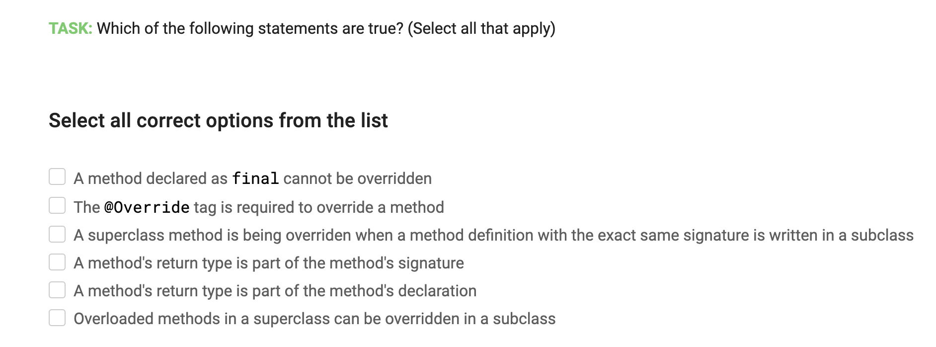 in a file called MyProgram.java: /** * My simple Java program */