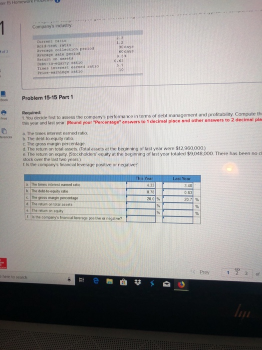 the rest. Lydex Company Comparative Balance Sheet This YLast Y ear Assets