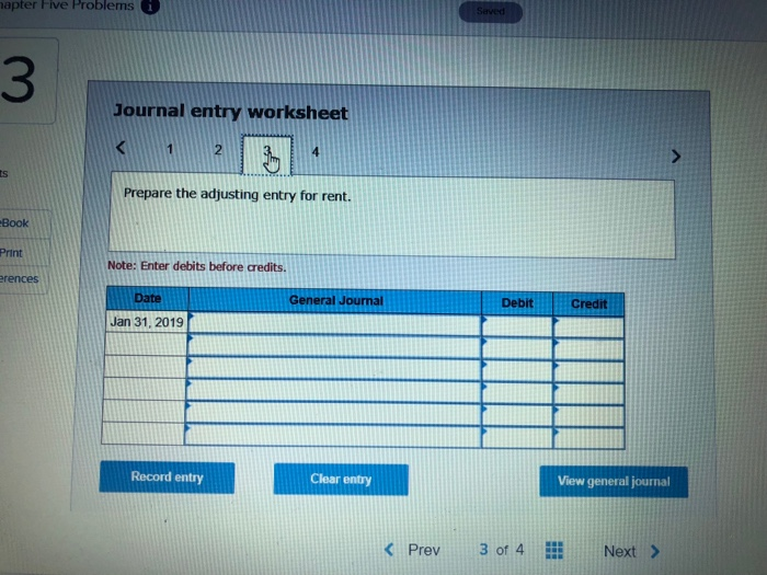 Complete the worksheet for the month. 2. Prepare an income statement, statement
