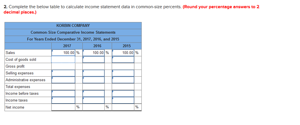 information The following information applies to the questions displayed belowJ Selected comparative