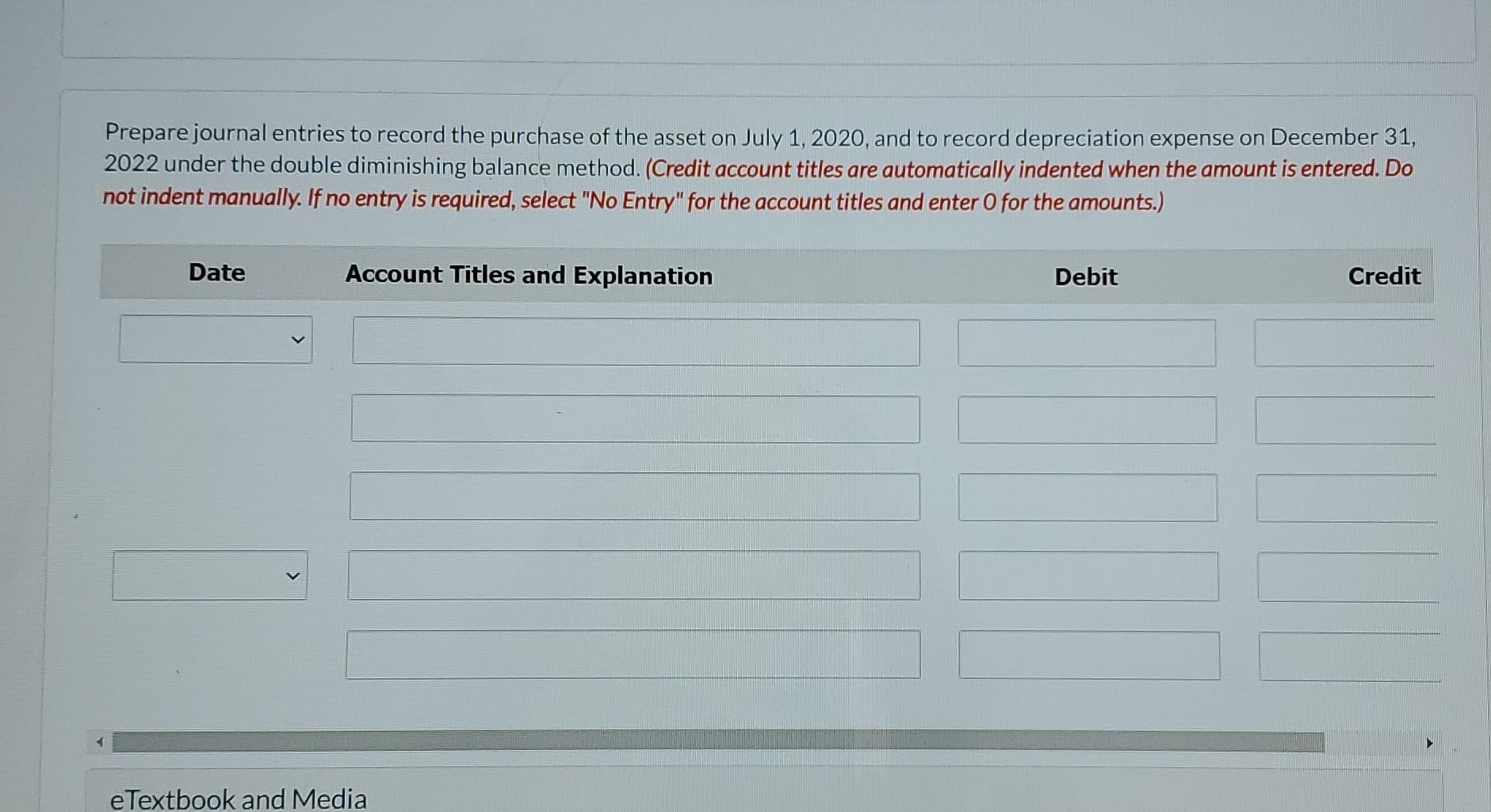 kilometres and a residual value of $8.000. Molly's Greenhouse has a December