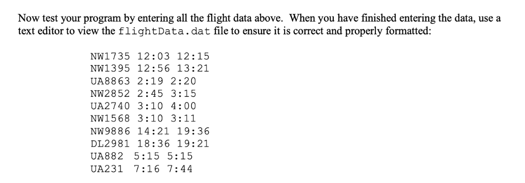 full explanation and code in details. Thanks A certain airline is required