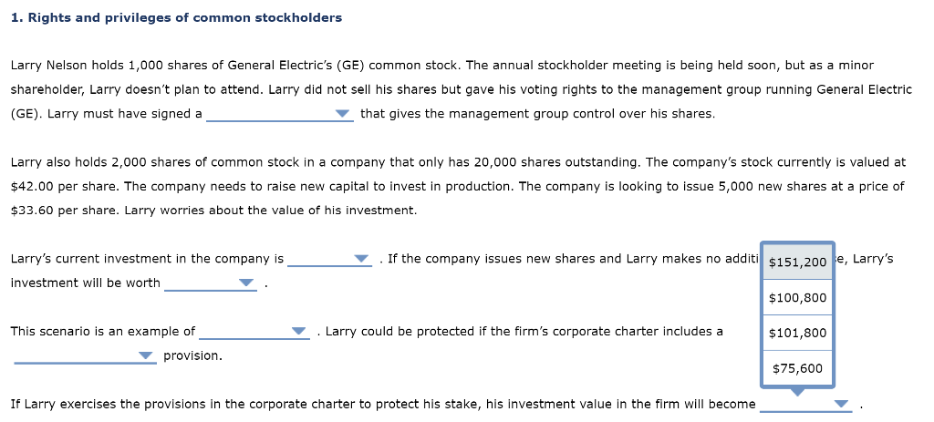 must have signed a that gives the management group control over his