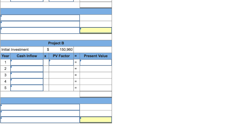 index LO P3 Following is information on two alternative investments being considered