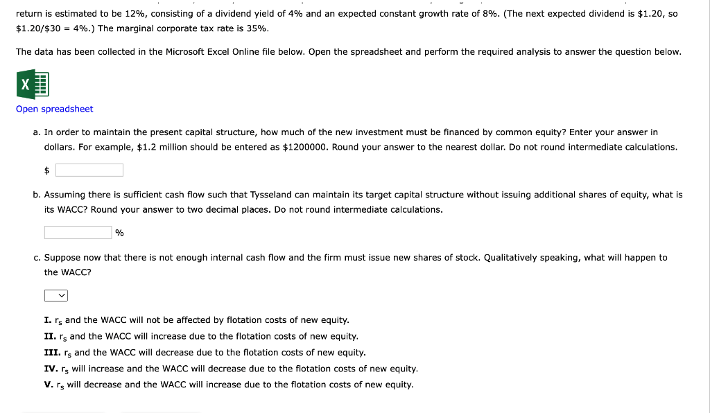 considered to be optimal. Assume that there is no short-term debt. New