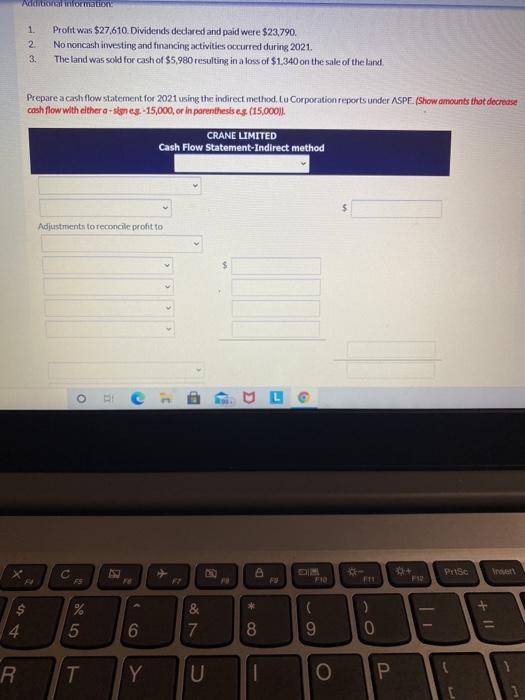 CORPORATION Balance Sheet December 31 Assets 2021 Cash $17.450 Accounts receivable 25,860
