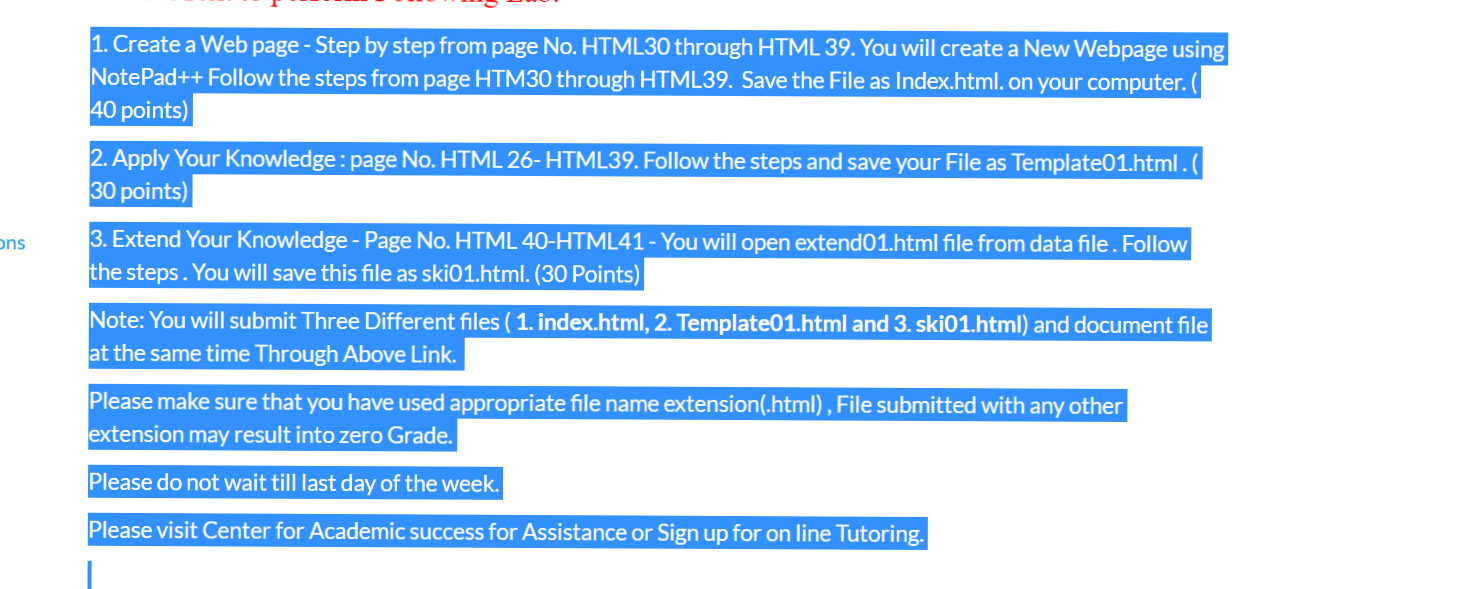  1. Create a Web page - Step by step from page