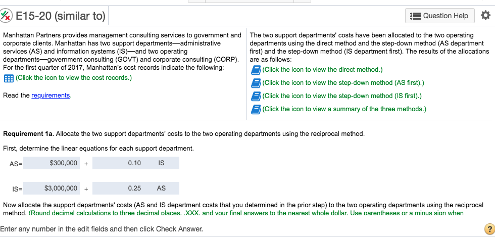 Data Table SUPPORT OPERATING AS IS GOVT CORP Total Budgeted overhead