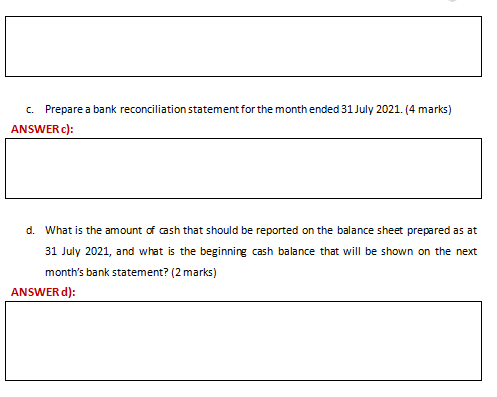 $10,321, while the firm's cash at bank ledger shows a different balance
