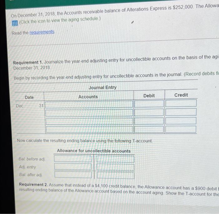 Estimated percentage uncollectible $100,000 0996 517 000 45% Print Done balance before