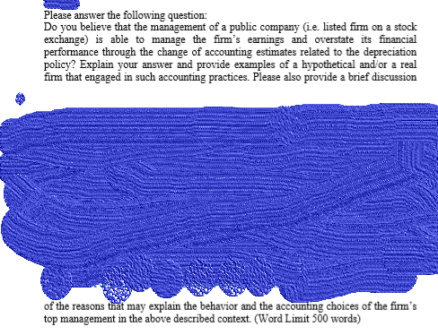 Please answer the following question: Do you believe that the management