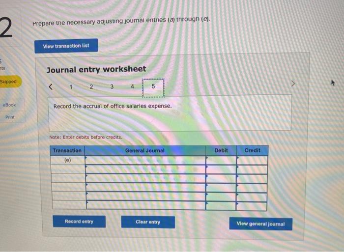 milated depreciation office equipment 20) Salaries payable 409 Internet revenge 612 Depreciation