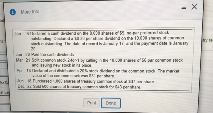 * More Info ats try re Jan 6 Declared a cash