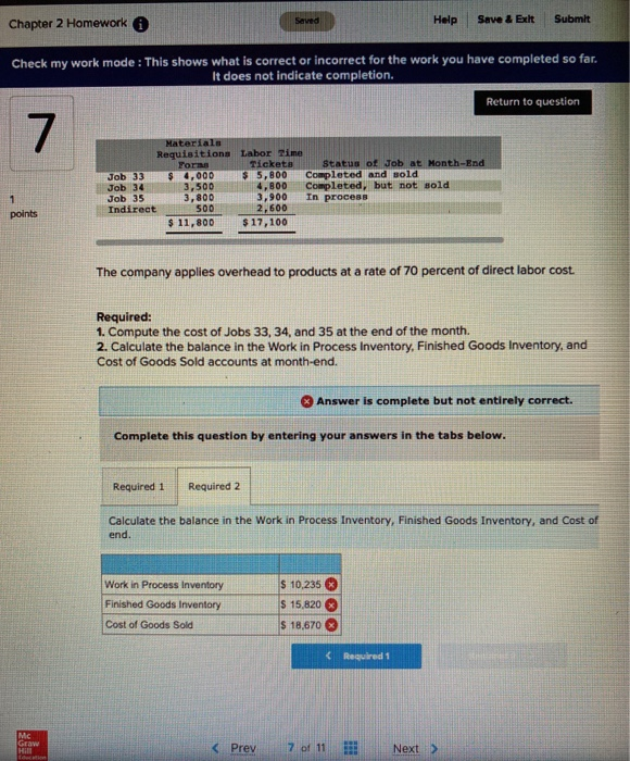  Saved Help Chapter 2 Homework Save & Ext Submit Check my